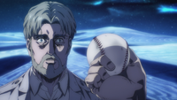 Armin holds up what appears to Zeke as a baseball