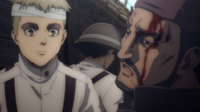 Mid East soldier refusing to be helped by an Eldian