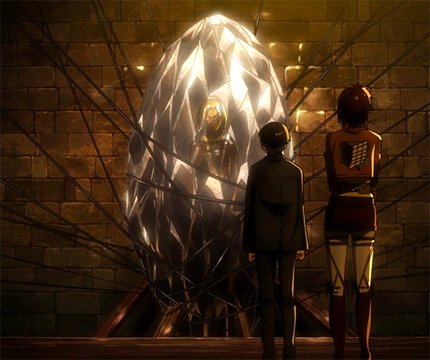 pics Aot Annie Out Of Crystal titangestein attack on titan wiki