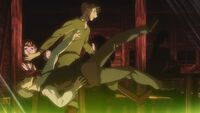 Eren flipping Jean