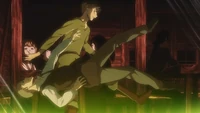 Eren flips Jean