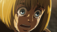 Ein traumatisierter Armin weint