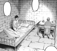 Eren and Armin validate the basement findings