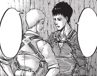 Reiner and Bertolt discuss the situation