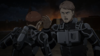 Floch Forster Anime Attack On Titan Wiki Fandom From the left, toshiki masuda(ennoshita), nobukiko okada(nishinoya), kaito ishikawa(kageyama), you hayashi(tanaka), ayumu murase(hinata), kouki uchiyama(tsukishima) and kaori natsuka(shimizu)! floch forster anime attack on titan
