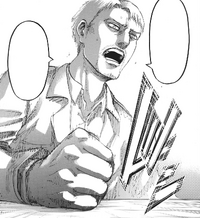 Reiner suggests launching an immediate surprise attack on Paradis