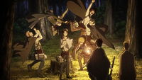 Squad Levi celebrates (Anime)