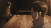 Levi does not blame Eren for the death of his squad