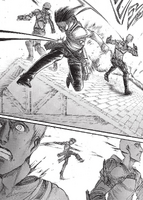 Levi slashes two soldiers