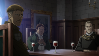 The nobles discuss Erwin's interrogation