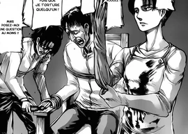 Torture de Sanes par Hansi et Livaï