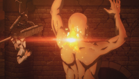 Armin kills Pyxis's Pure Titan