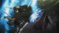 Dub ES) Attack on Titan Golpe esmagador - 57ª Expedição além das