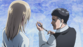 Rod Reiss Anime Attack On Titan Wiki Fandom So, eren's father (who rod reiss recognizes by name) steals the coordinate from rod's daughter and kills rod's entire family at the same time that of course when eren showed his titan transformation rod would have realized everything. rod reiss anime attack on titan