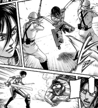 Mikasa Ackerman Attack On Titan Wiki Fandom In an emotional ending panel, we mikasa, levi and armin ganged up to take on eren in a quick and epic finale. mikasa ackerman attack on titan wiki