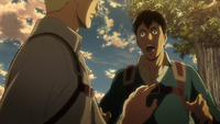 Reiner tells Bertholdt to tell Annie how he feels