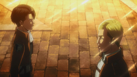 Erwin and Levi cross paths