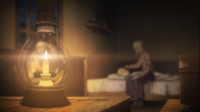 A young Reiner in bed with his mother