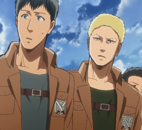 Reiner and Bertholdt during training