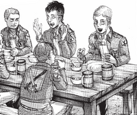 Erwin shares his theories with his friends