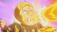 Reiner burns his mouth