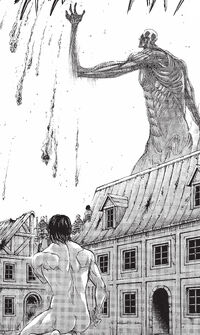 Bertolt ravages Shiganshina