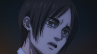 Eren asks Mikasa what he is to her