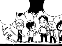 Marco watches Jean and Eren skipping stones