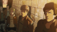 Jean is instructed to lure Titans toward the Wall