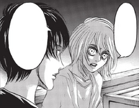 Historia tells Eren his father was saving humanity