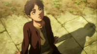 Eren gazes at the sky