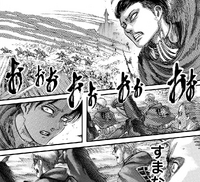 Levi watches his comrades rush to their death