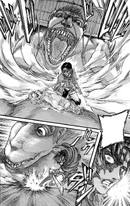 The Quadrupedal Titan snatches Zeke