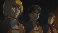 Armin realizes that Eren could seal Wall Maria