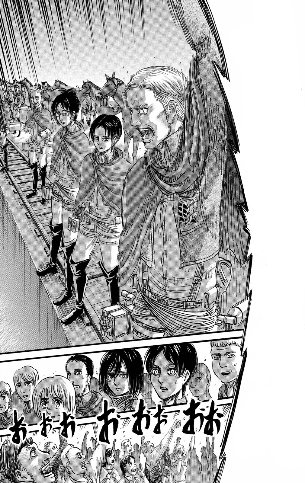 Featured image of post Attack On Titan Chapter 132 Hange Death / The latest chapter of attack on titan manga, which is titled wings of freedom, featured another casualty of the rumbling — the 14th commander of the final scenes of attack on titan chapter 132 featured hange reuniting with all the members of the survey corps that died, including erwin smith.