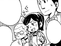 Bertolt watches Connie shove Sasha to switch places with him