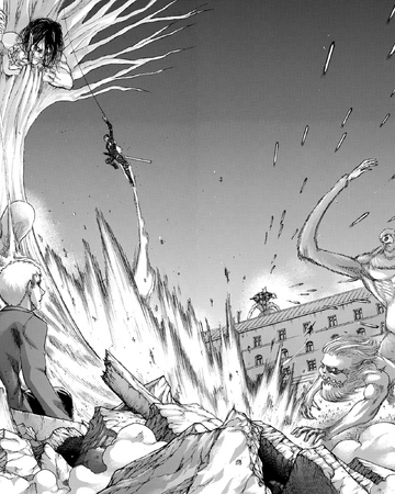 Raid On Liberio Attack On Titan Wiki Fandom Teenage boy eren and his foster sister mikasa witness something. raid on liberio attack on titan wiki