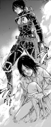 Eren und Mikasa in Rebellio