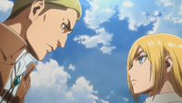 Erwin asks Historia about her thoughts