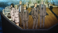 Reiner and friends head back to Paradis