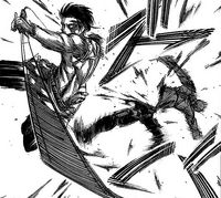 Levi kills a soldier