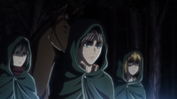 Eren, Mikasa und Armin im Wald bei Shiganshina.png