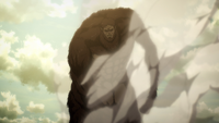 The Beast Titan arrives in time to help Eren