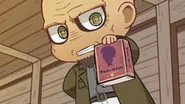 Keith confiscates the book