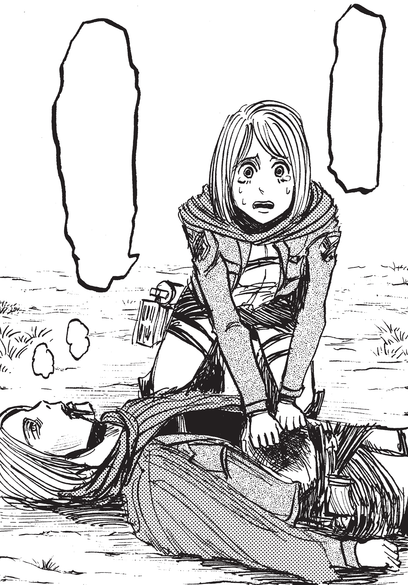 tits save lives pt2. on X: how the female titan pulled up to fight eren   / X