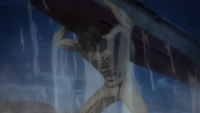 Eren lifts a Marleyan ship