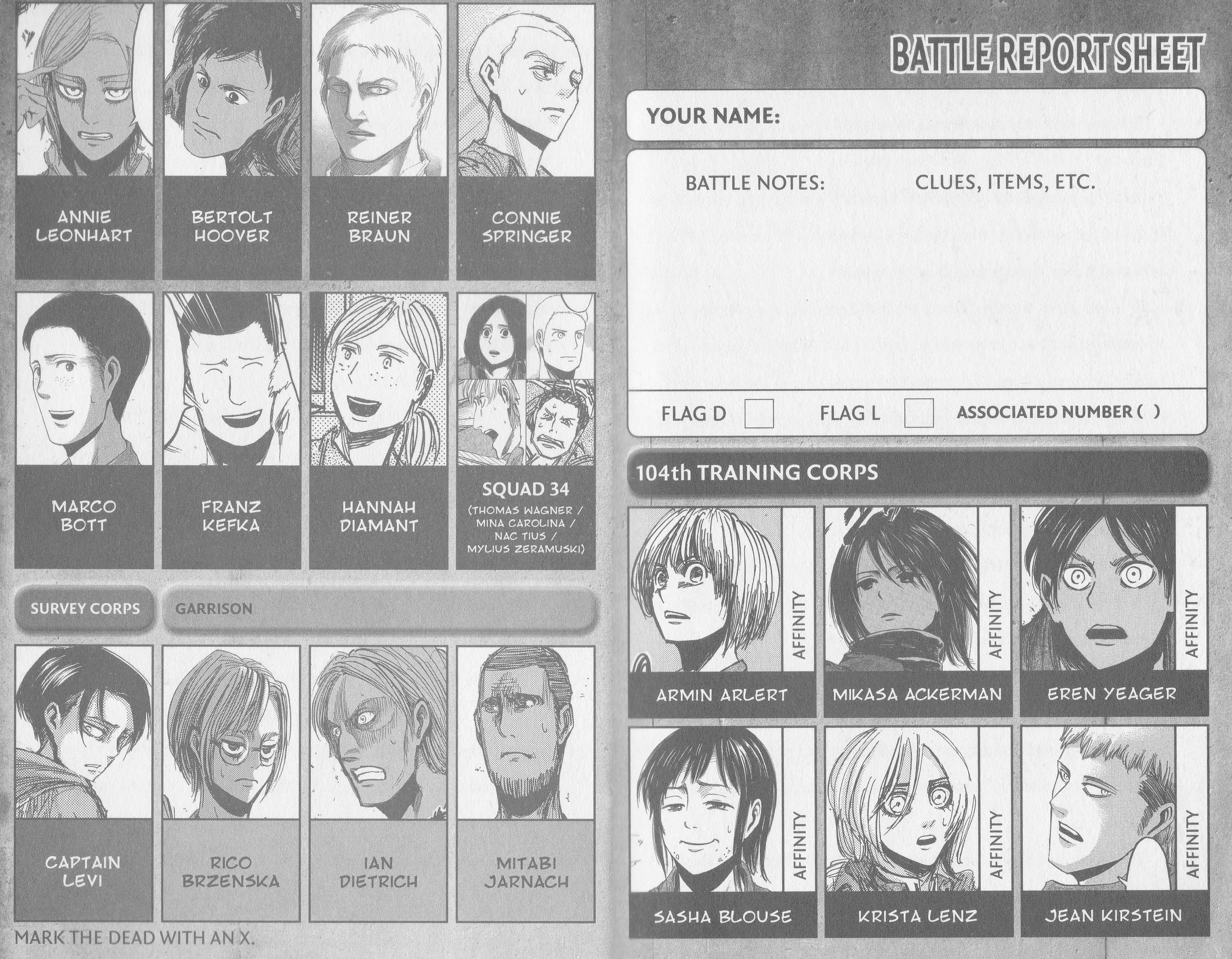 Attack on Titan Choose Your Path Adventure, Attack on Titan Wiki