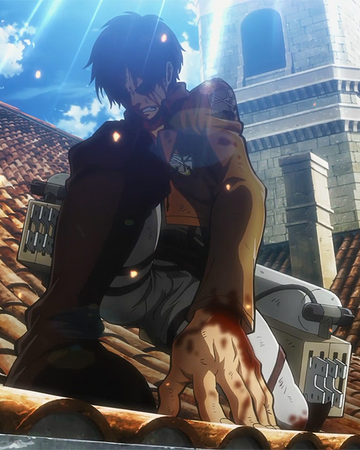 The Struggle For Trost Arc Attack On Titan Wiki Fandom Finally reaching the boulder, eren transforms himself into a titan, only to suddenly attack mikasa. the struggle for trost arc attack on