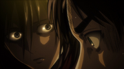 Mikasa convainc eren