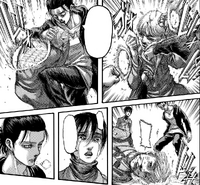 Armin is beaten up by Eren